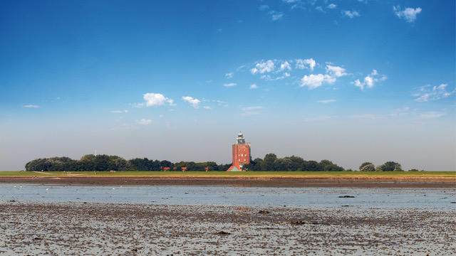Insel Neuwerk vor Cuxhaven im Wattenmeer