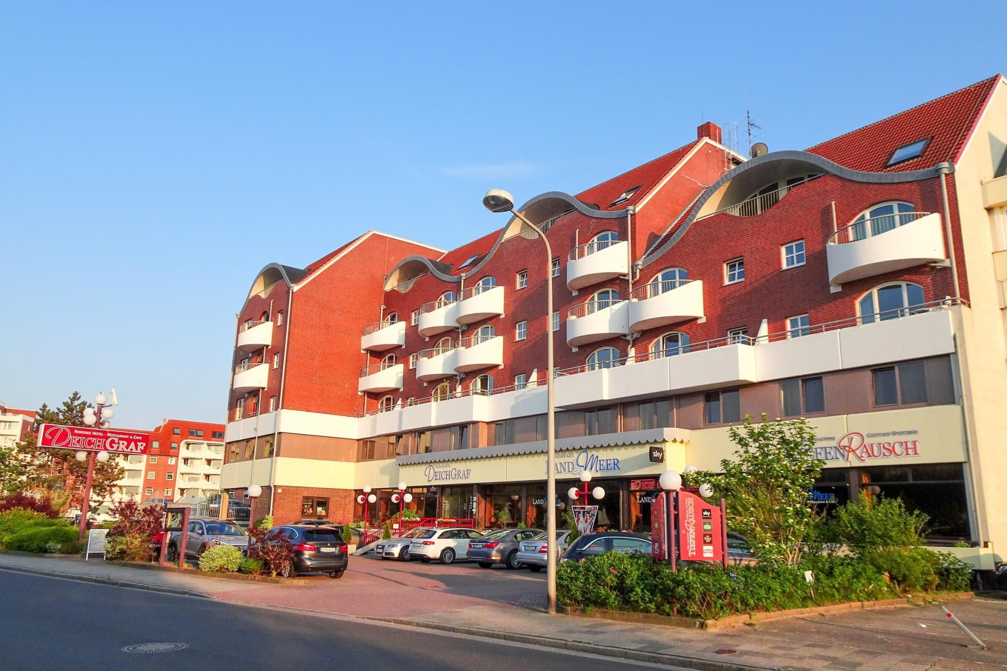 Appartementhaus Deichgraf in Döse mit Meerblick