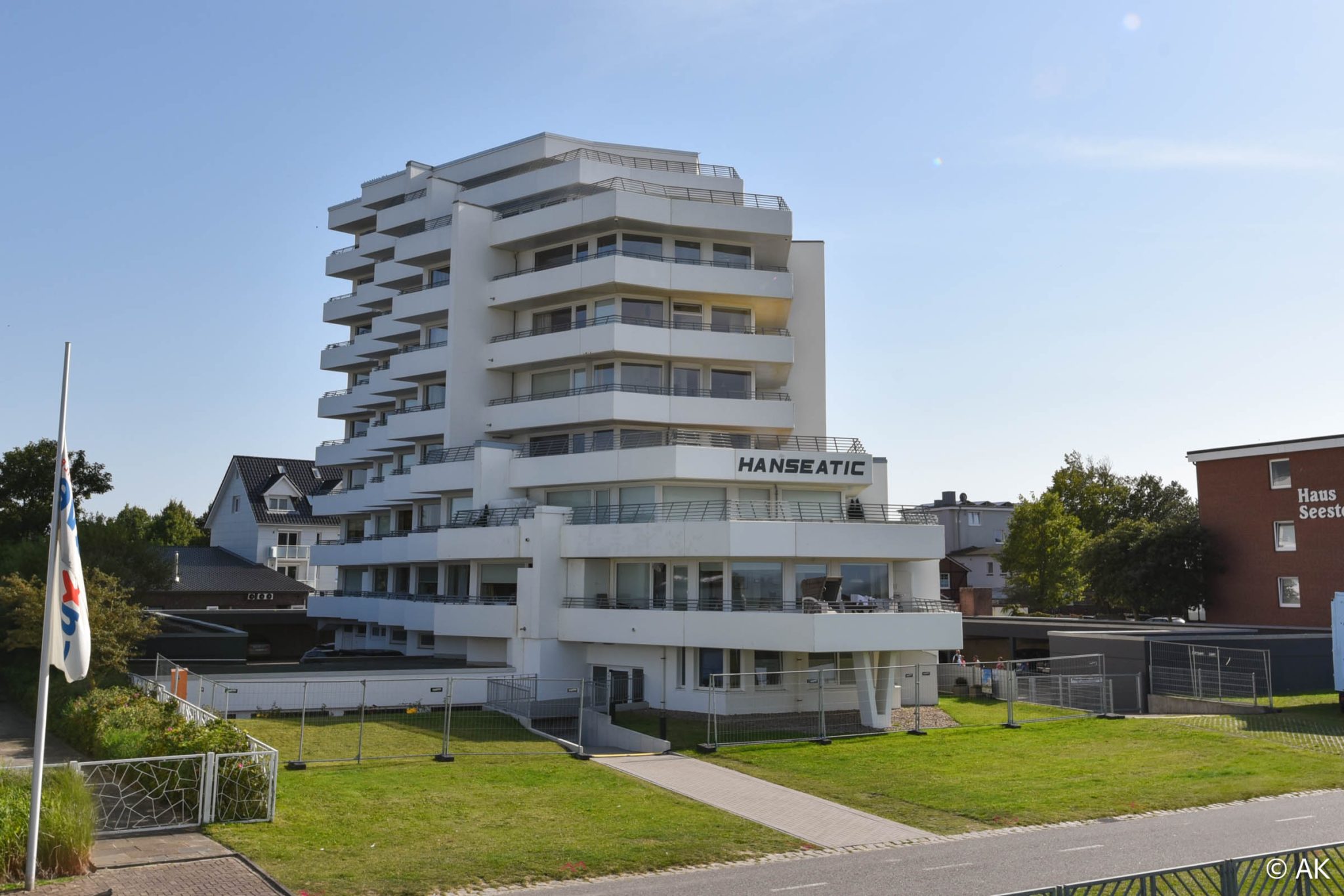 Haus Hanseatic in Duhnen mit Meerblick