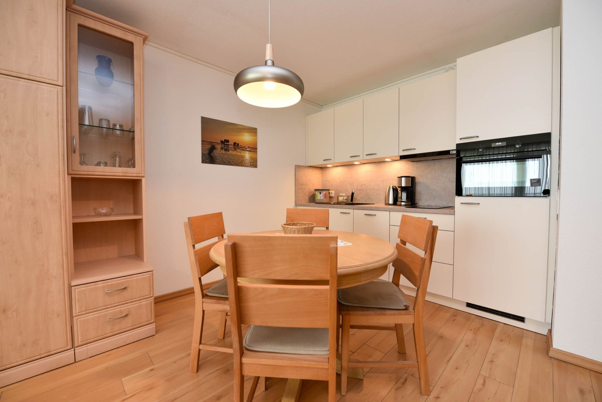 Modernisierte Küche in einer Ferienwohnung in Cuxhaven